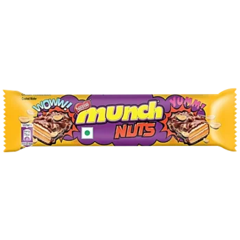 Nestle Munch Nuts Chocolate Coated Wafer, 30 g