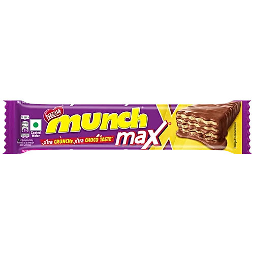Nestle Munch Max Choco Coated Crunchy Wafer Bar