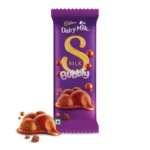 Cadbury Dairy Milk Silk Bubbly Chocolate Bar, 85g
