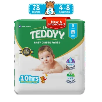 TEDDYY Baby Easy Pant Diapers 78 Count (S) 4-8 kgs