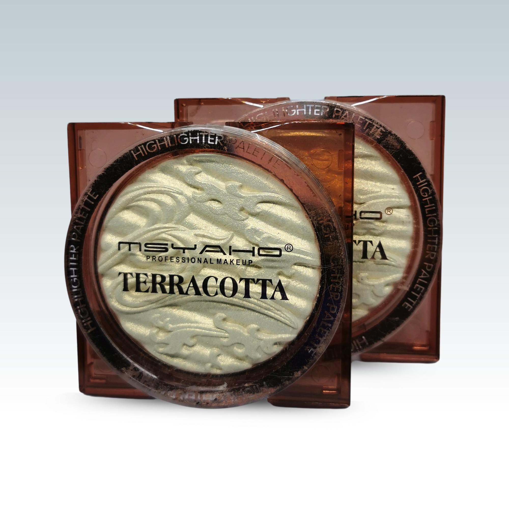 MSYAHO Professional Makeup Terracotta Highlighter Palette